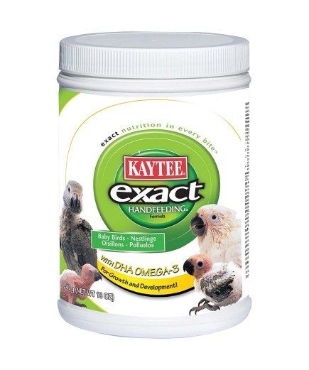 Kaytee Exact Hand Feeding Formula Parrot - 18oz Tub